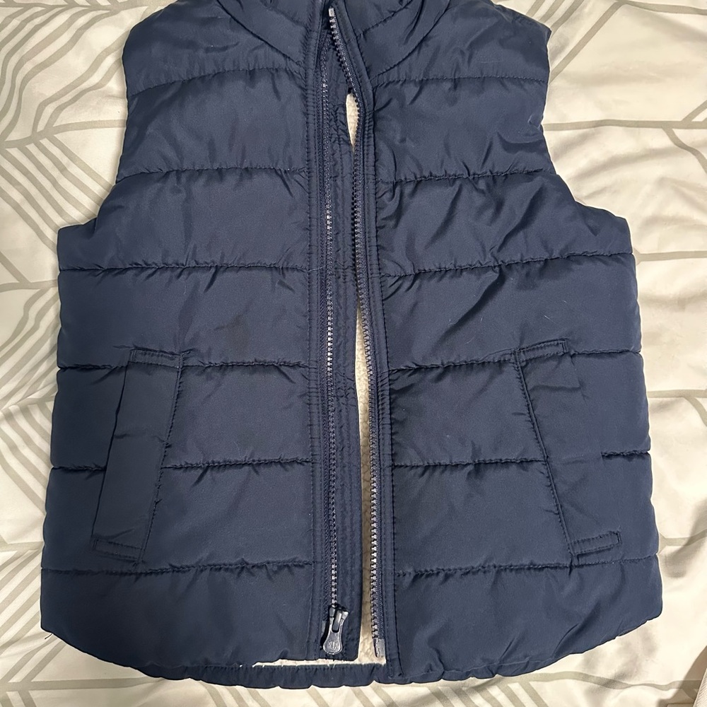 Kids Navy Blue Puffer Vest